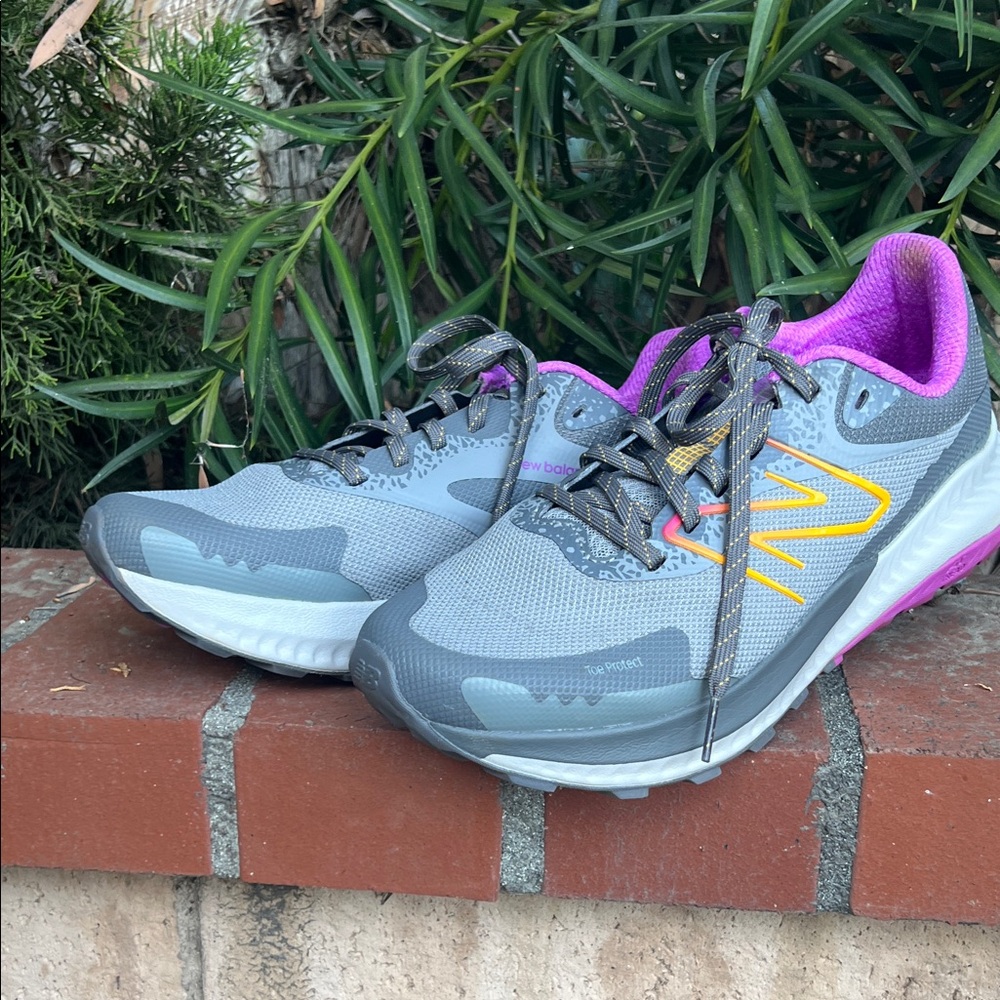New Balance Gray and Purple Women's Athletic Shoes